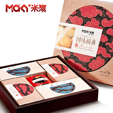 大连米旗月饼 回味经典550g团购