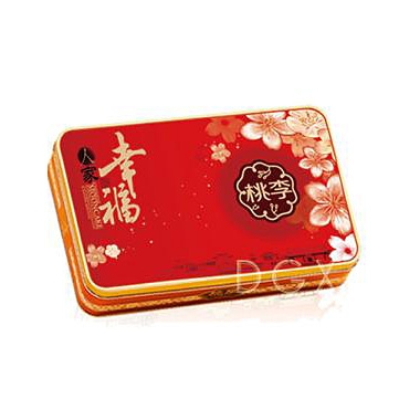 大连桃李月饼 幸福人家(铁盒)600g团购